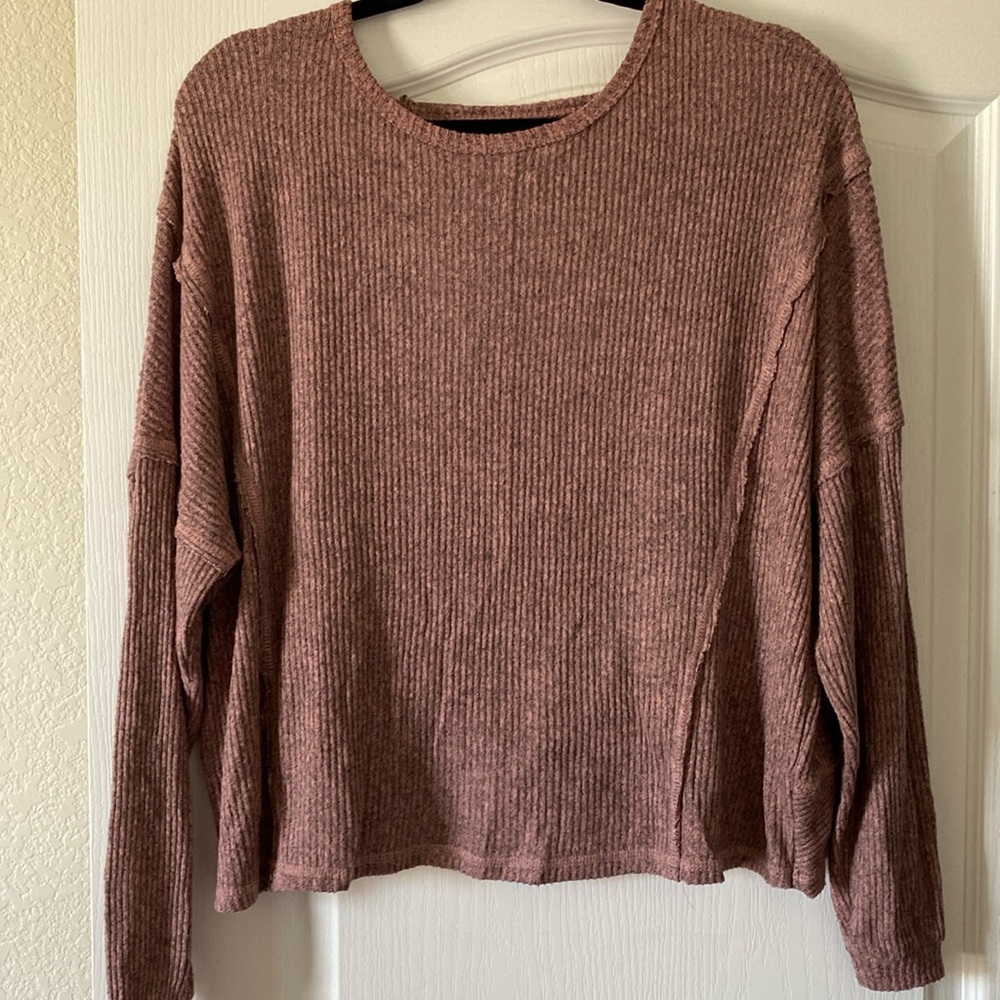 Lightweight Sweater with Open Back Cutout